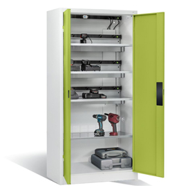 Akkuladeschrank mit 15 Steckdosten